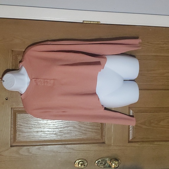 BP Cropped Henley Waffle Knit Crop Top - Picture 1 of 8